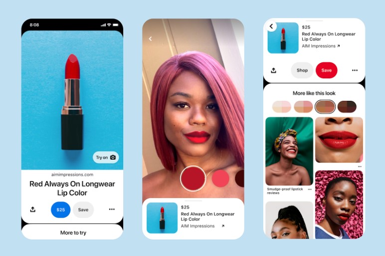 Product Recommendations with Virtual Makeup Try-on Platforms | Source: Medium