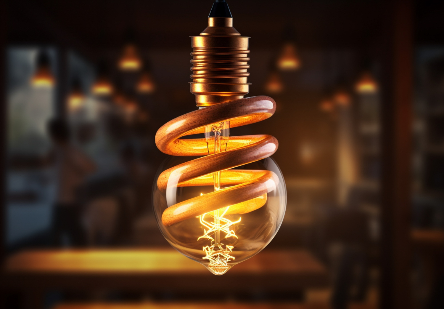 3D Modern Lighting Lamp Design | Image by Freepik