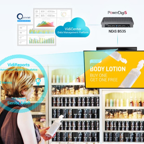 Smart Shelf Solution for Targeted Advertising | Source: nexcom-jp.com