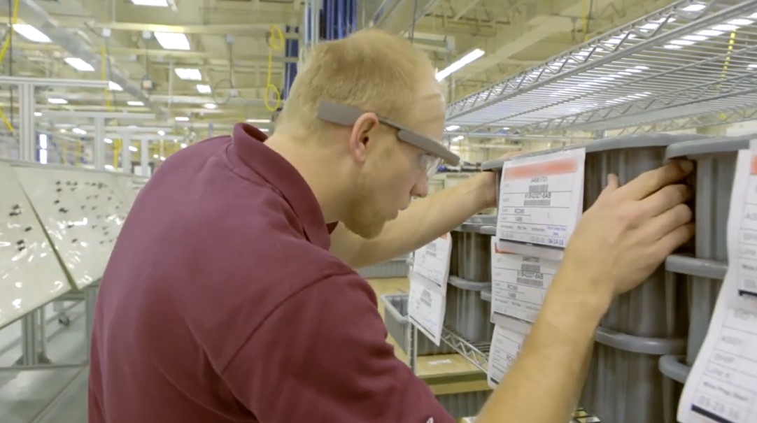 AR-based Aircraft Production and Maintenance at Boeing. Source: Upskill